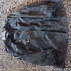Apt. 9 Textured Black Trench Coat